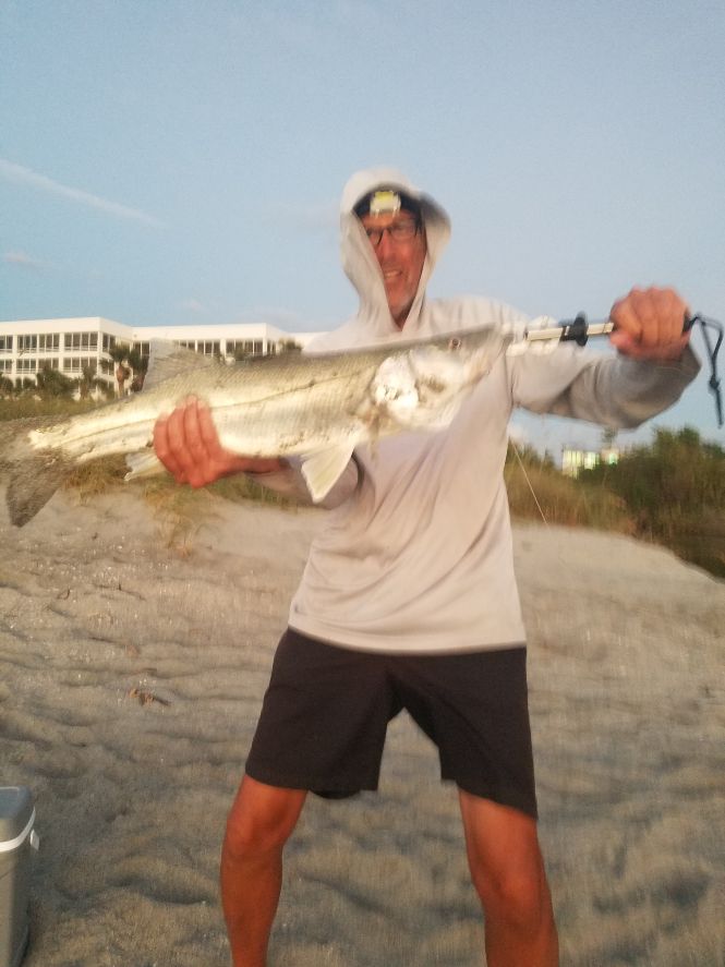 Beach Snook My Brother In Law Don Caught This Lb