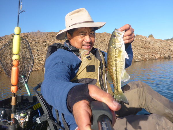1st Spotted Bass caught on KastMaster...