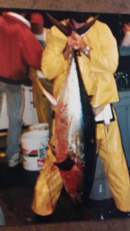 86lb Yellowfin, Fishtails @Block Canyon...