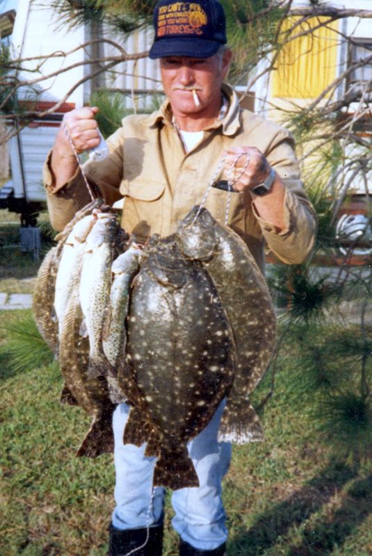 Nov 1987 7 flounder, 3 trout. Only time I used liv...