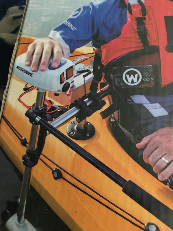 Kayak trolling motor mount I purchased the watersnake kayak motor