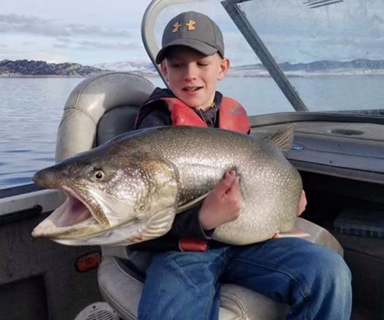 Ten-year-old Tyler Grimshaw recently caught this 4...