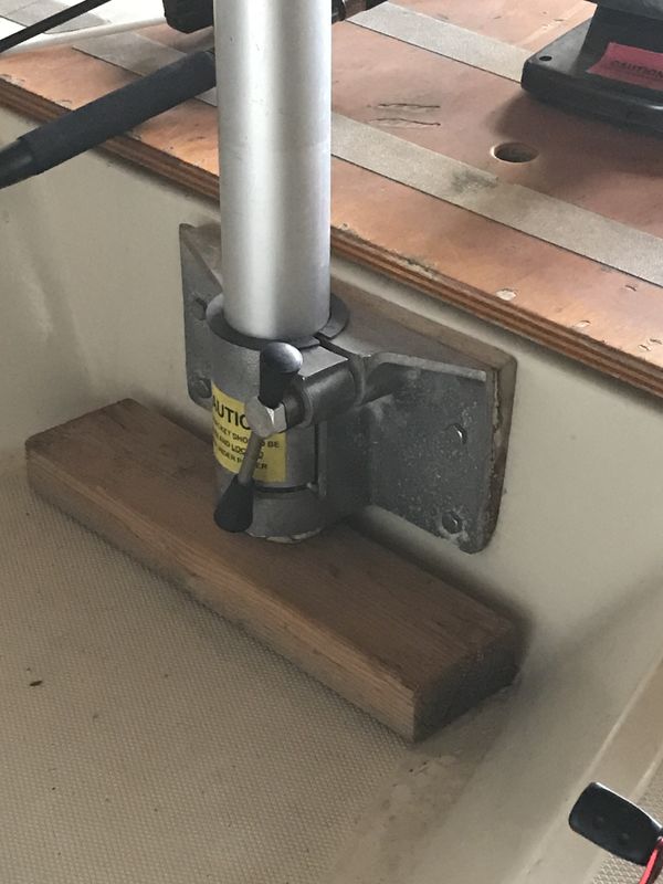 Converting bow pedestal seat on 15' Boston Whaler: My Boston Whaler Striper  15 has a bow pedestal seat, but it's not a floor mount like other bass  boats. Rather than mounting