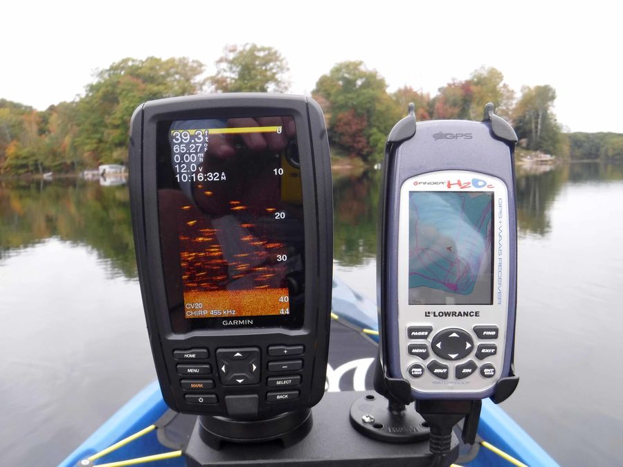 I use this set up on a kayak, and keep the transdu...