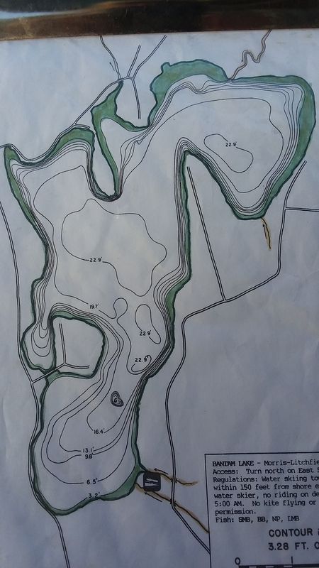 I color out to the 1st contour line in green, so I...
