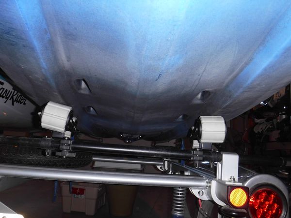 Yakima "hully roller" in trailer mount position...