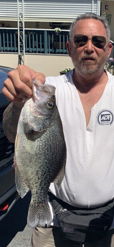 My first crappie...