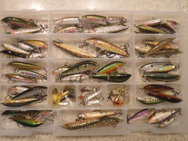 assortment of favorite "big trout" Rapalas - alway...