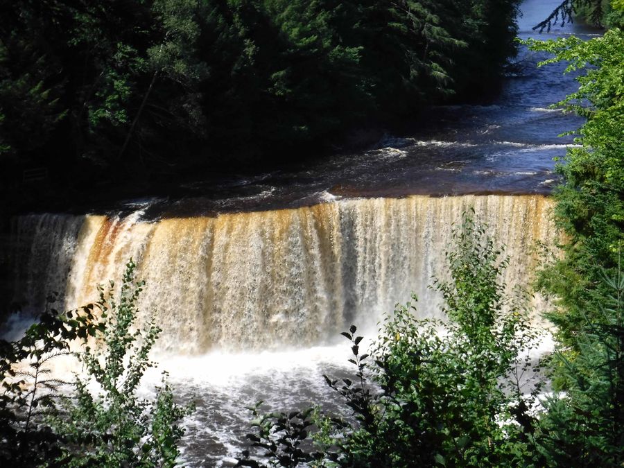 Upper Tahquamenon Falls on the Tahquamenon River- ...