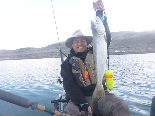 SO FUN catching these big Lahontan Cutthroats at P...
