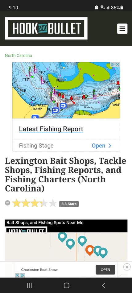 Reports for lakes near Lexington NC: How do I get fishing reports for lakes near Lexington NC?