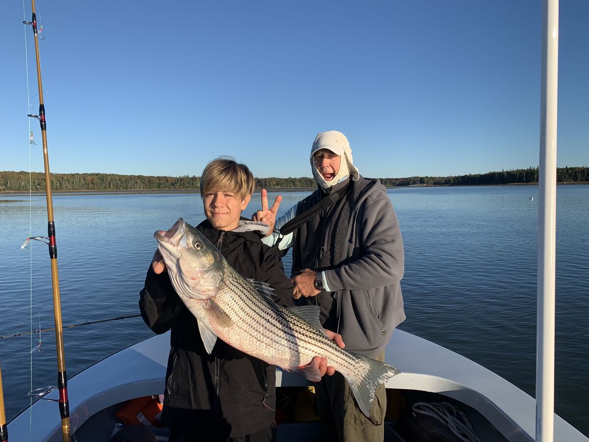 Brooklin Maine Fishing Made it up to see the grandkids in Maine and