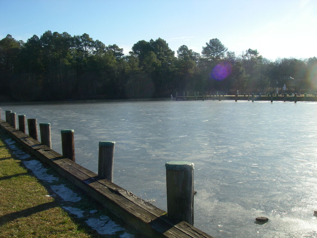 12/29/22 Ice 12/29/22 I checked the marina at Marshy Hope Creek at 8