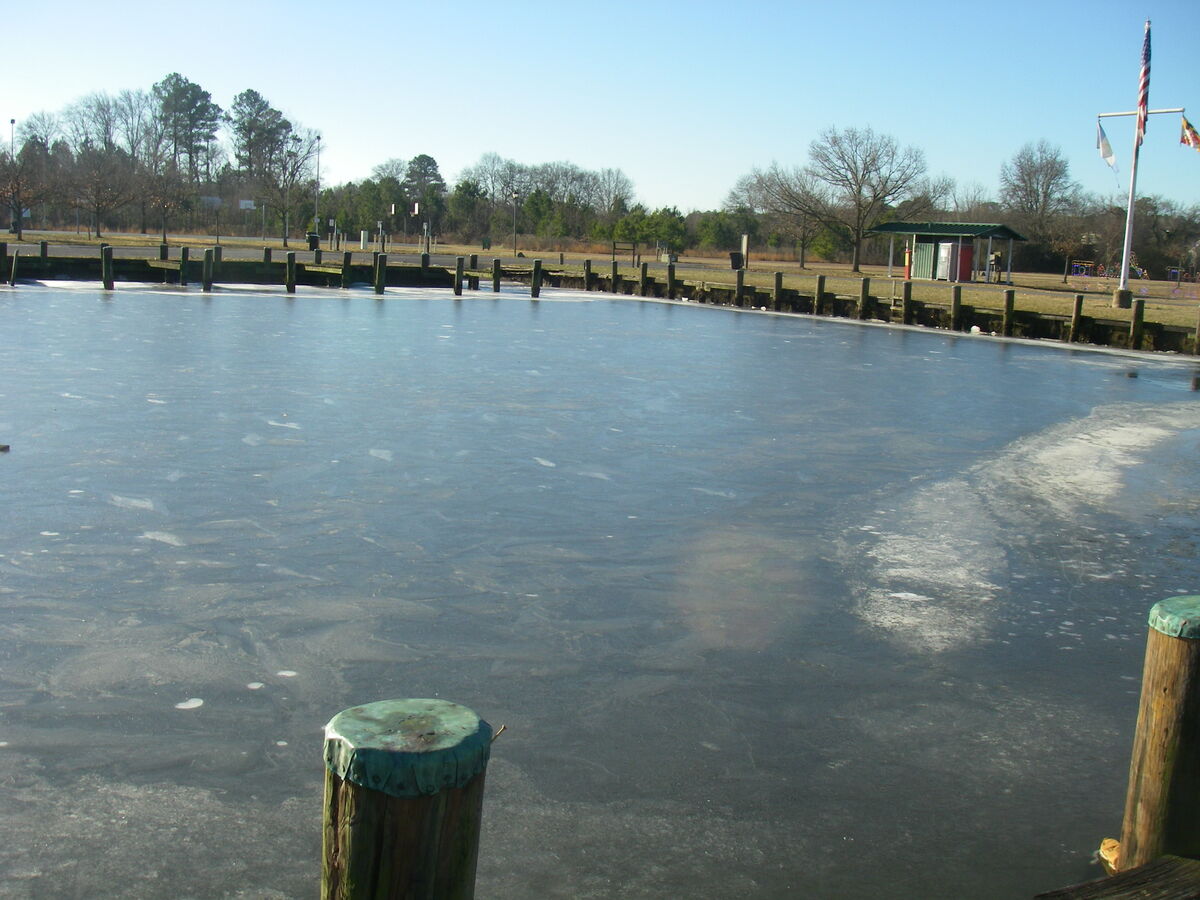 12/29/22 Ice 12/29/22 I checked the marina at Marshy Hope Creek at 8