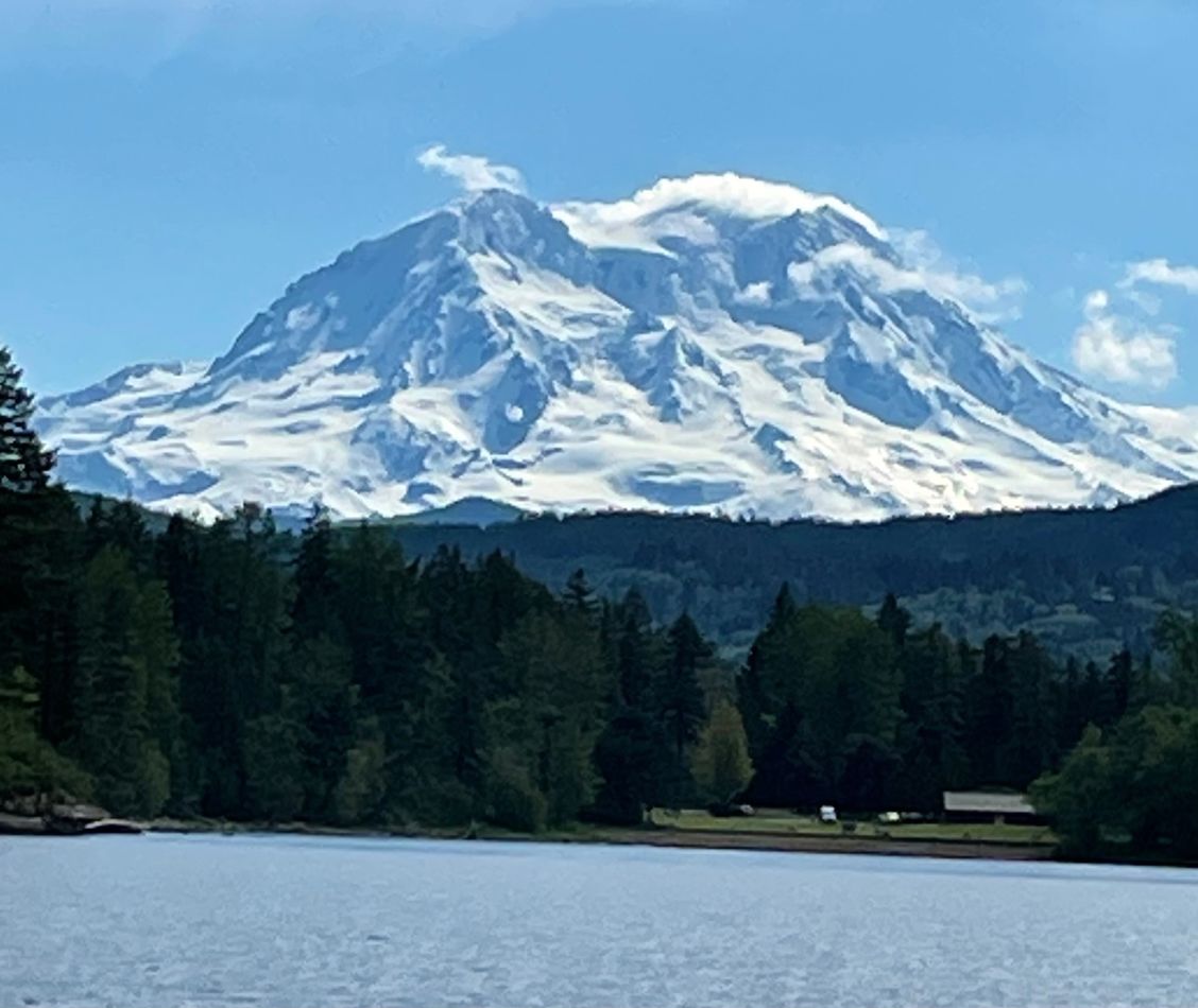Alder Lake, Wa. Kokes Warmest day of the year so far. Opted to stay
