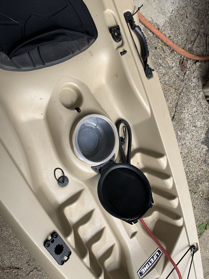 Kayak improvements I made a couple of improvements to my kayak today