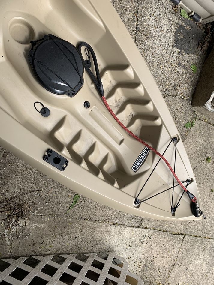 Kayak improvements I made a couple of improvements to my kayak today