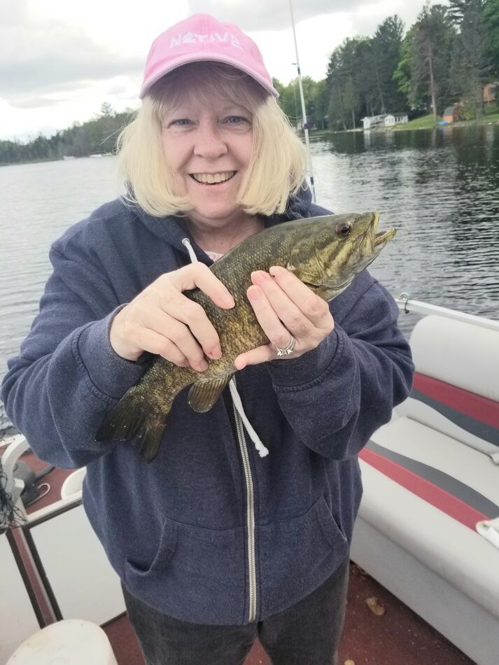 Bass fishing Been catching a few large mouth bass this week between