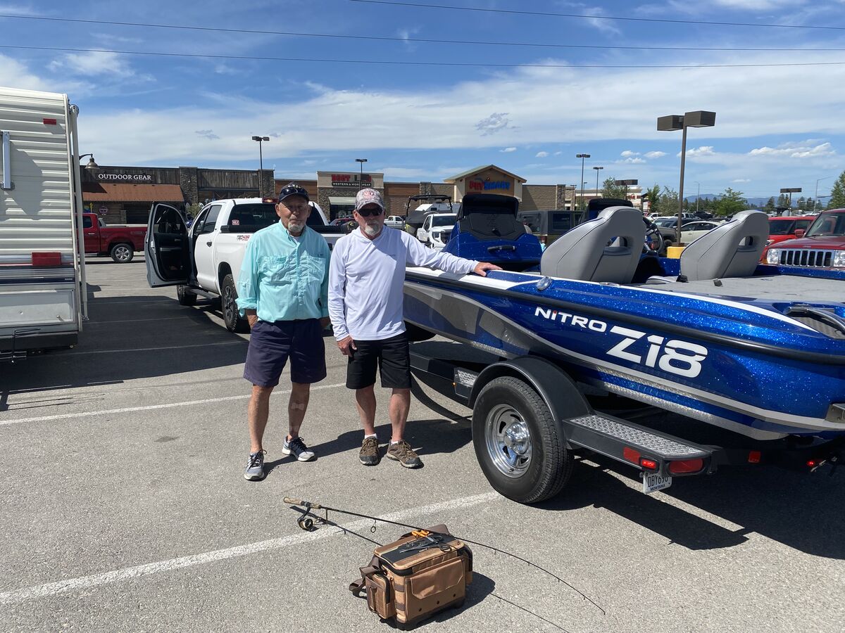 Day 9 Fishing with JB Met up with JB at a Cabelas here in Whitefish