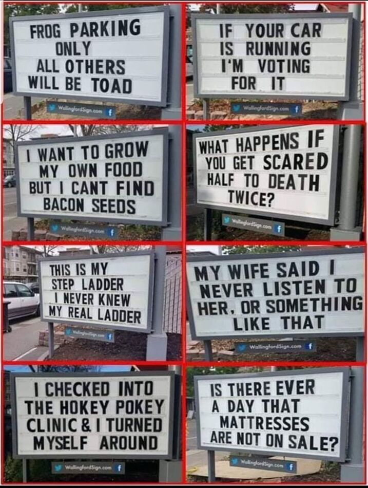 Signs that make us think...