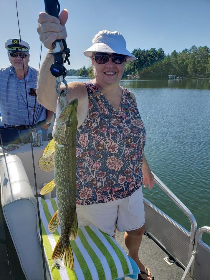 Wife had biggest fish today...