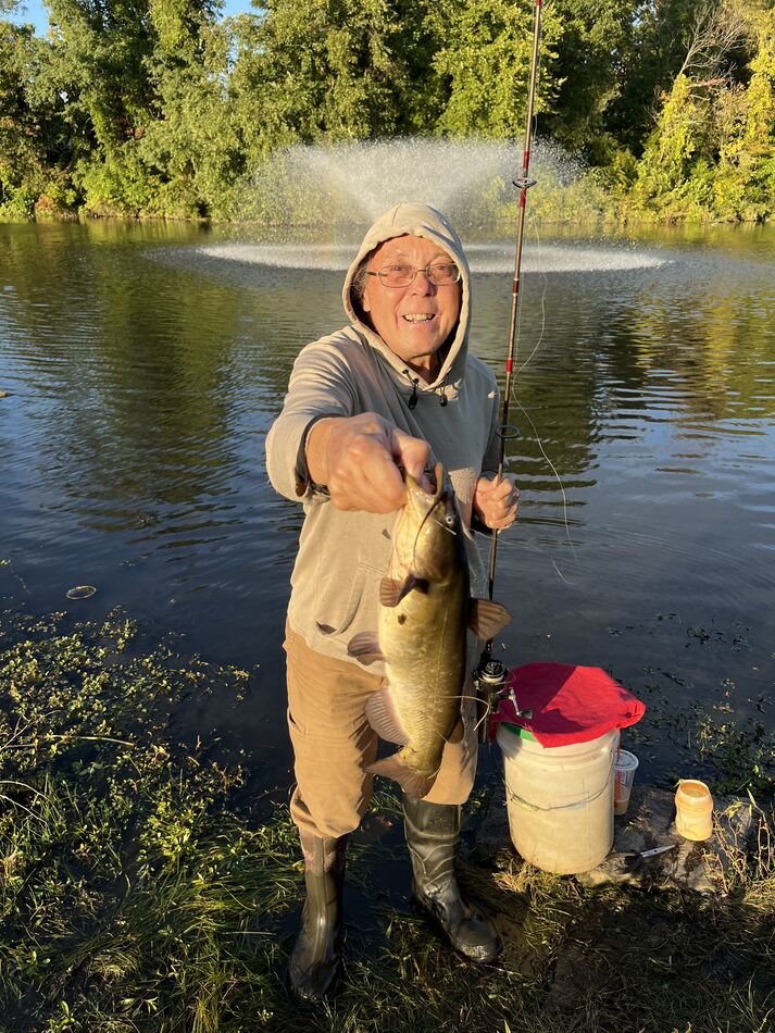 McDonald’s fish bait Found a new park lake fishing spot Sunday. Caught