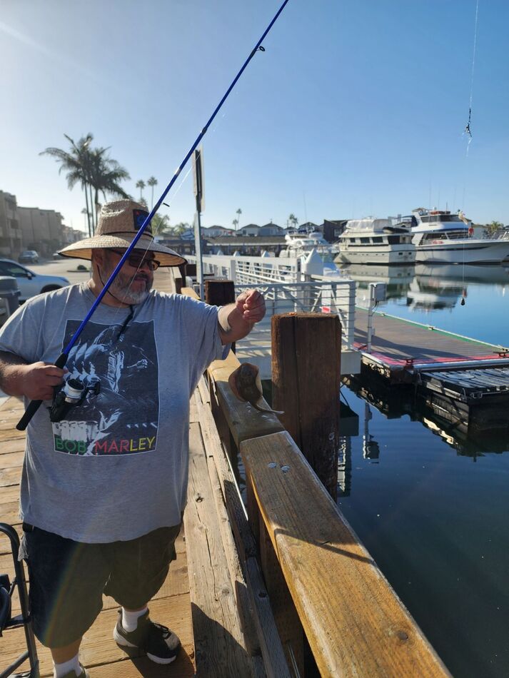 Rhine Wharf Pier Newport Beach, CA My brother in law and I got here