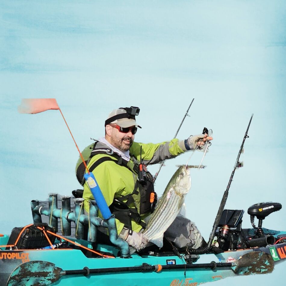 First kayak stripers from the NJ fall run Finally got out to fish for