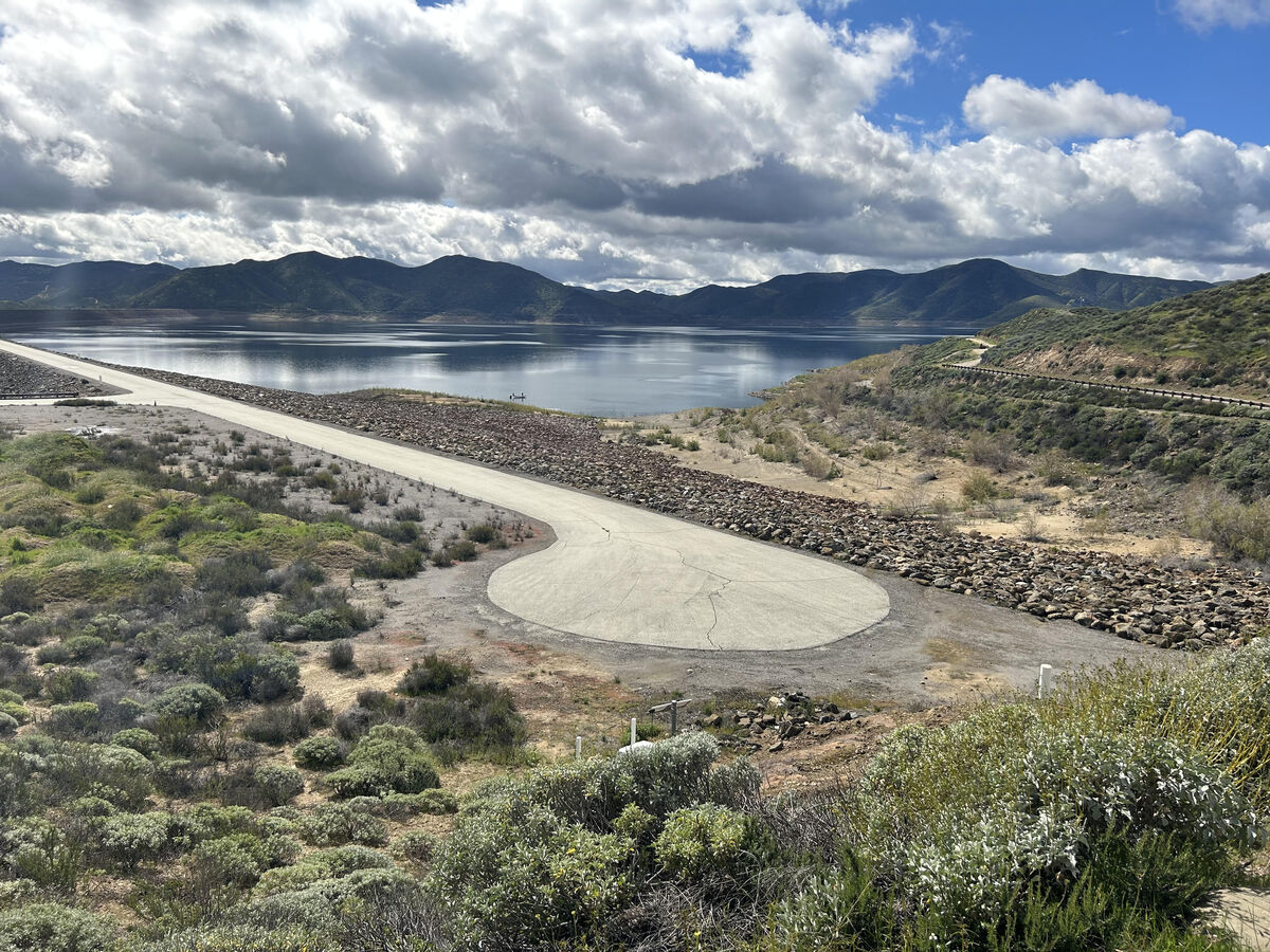 DVL east dam area, water use to be up almost to ra...