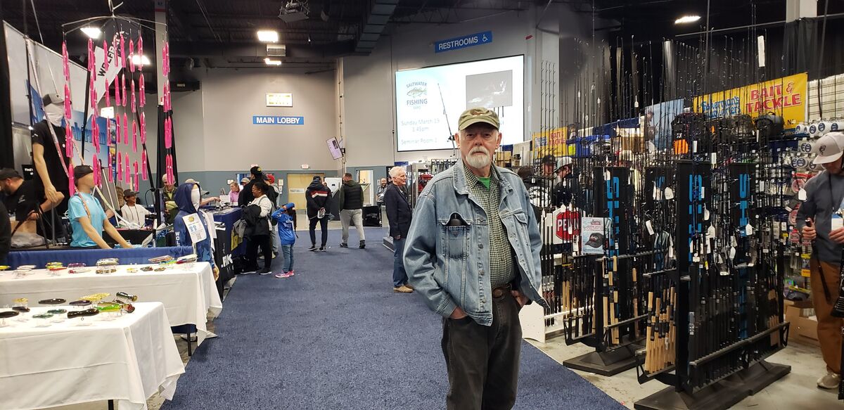 NJ saltwater fishing expo Went to the expo yesterday with Hutch