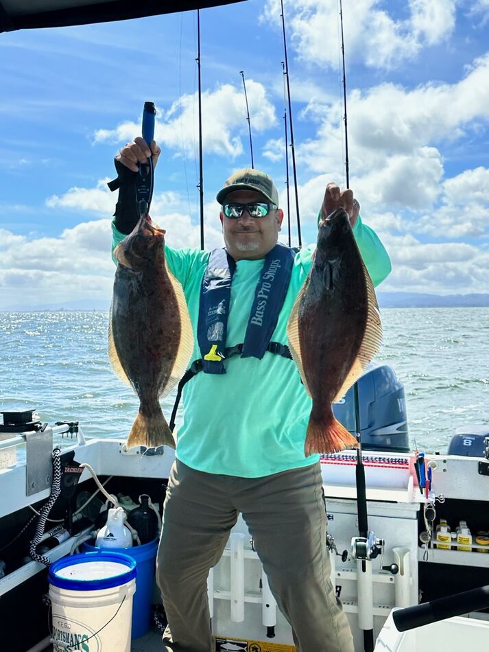 Halibut fishing 4/2 I went out to South SF bay Oyster Point to try my