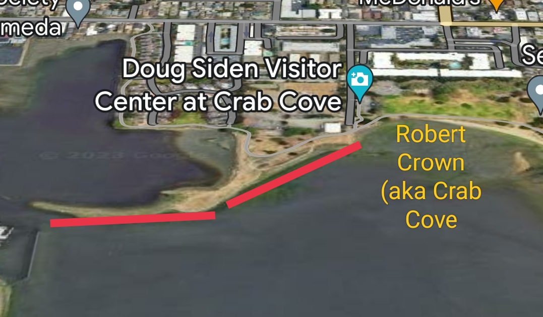 Crab Cove (park at Robert Crown Park)...