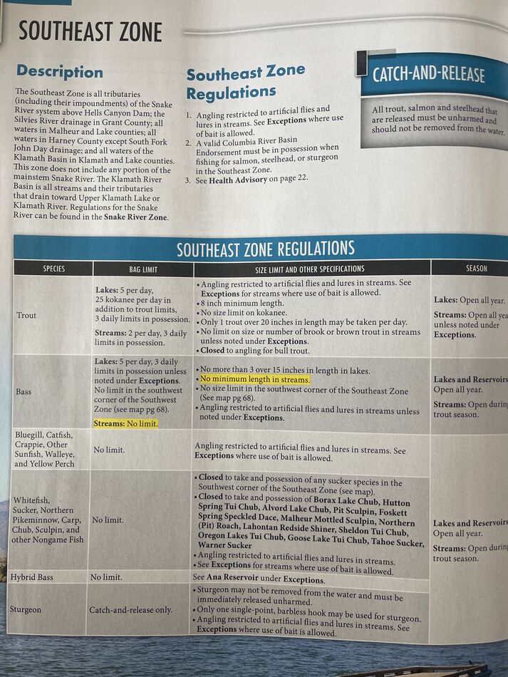 Lofton Reservoir Anybody know what the limit is for trout