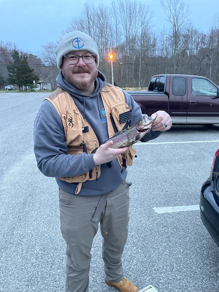 Opening Day Jersey Trout It was an interesting day. Went this morning