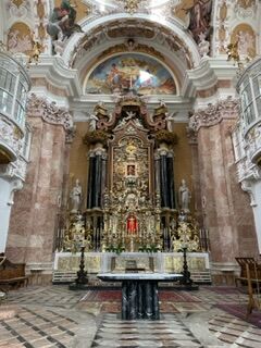 The altar at Saint Jakob’s...