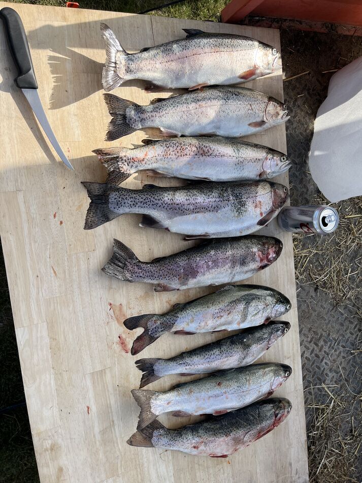 lake Hauser, Helena Mt Had a good day fishing with my wife, Son and