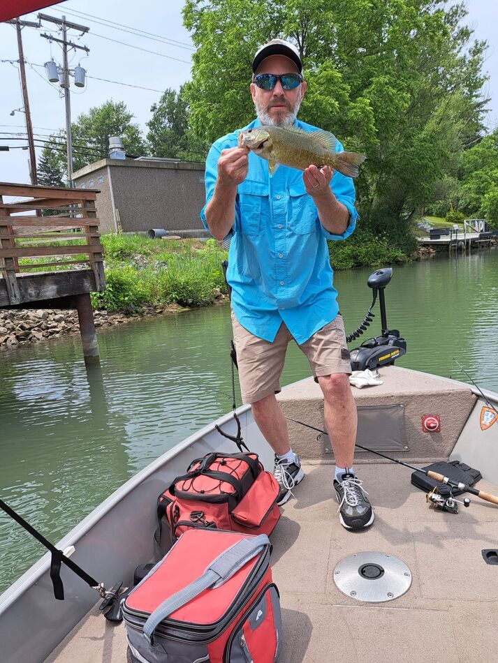 Smallies on the canal First decent smallmouth I have boated this