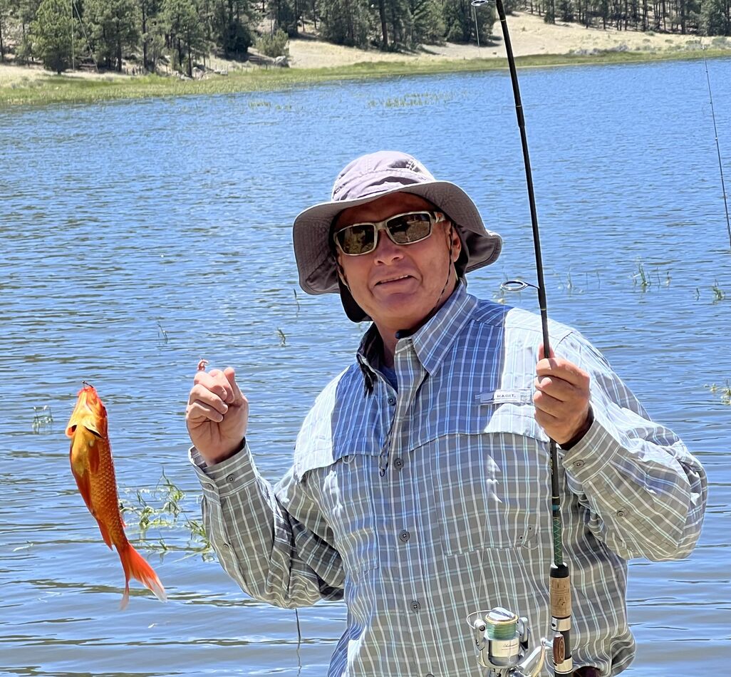 Quemado Goldie Went to Quemado Lake searching for big rainbows but