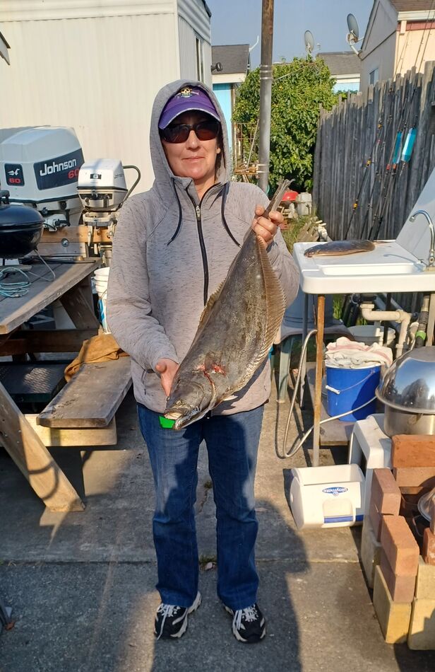 California Halibut fishing Humboldt Bay Went out fishing on Humboldt