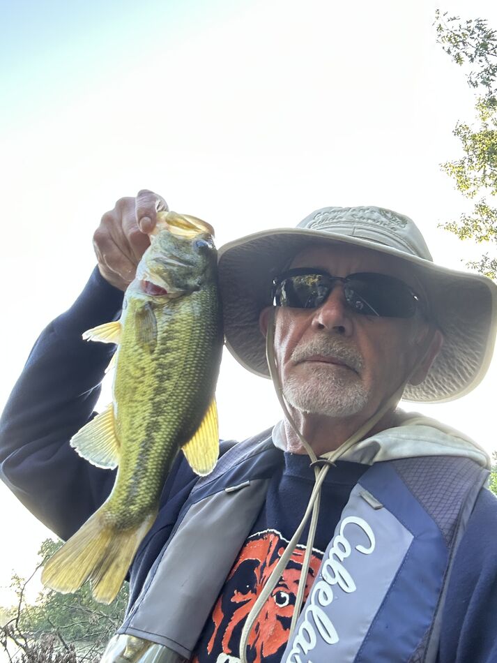 Only One Fish Did OK Today: We finally got out fishing. Only one fish yesterday, but ...