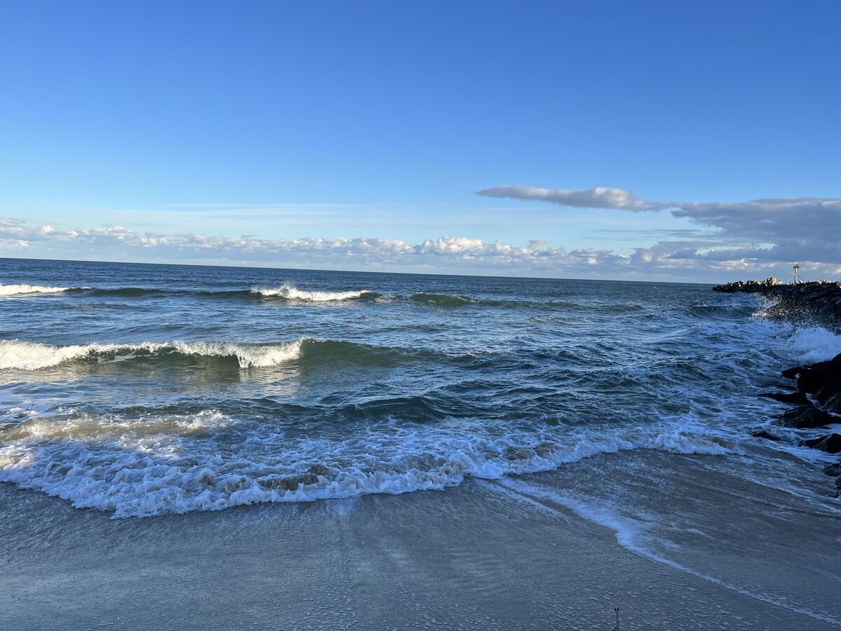 January 4,2024 surf fishing Went surf fishing 🎣 at Manasquan, NJ, this