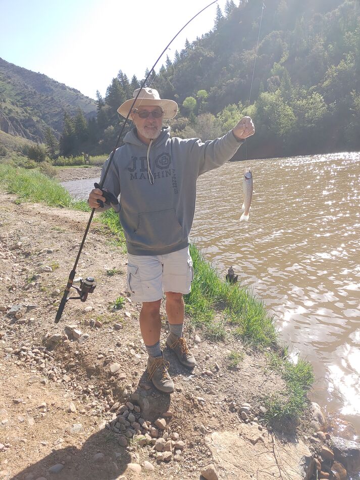 Causey reservoir: Went fishing with my grandson today and caught an 8 ...