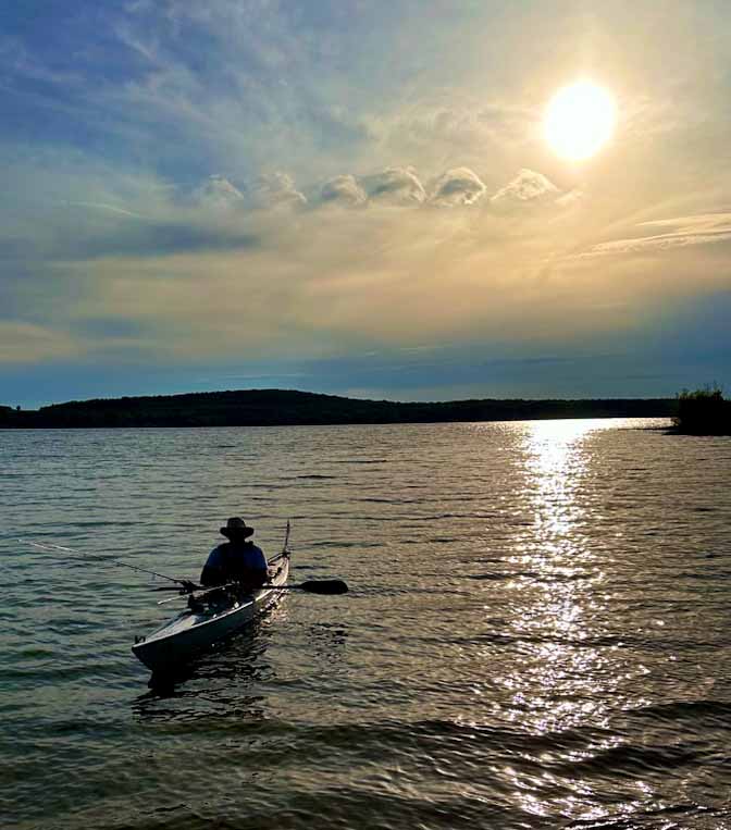 Camping for walleye...caught small bass and chubs! Spent the last 5 ...