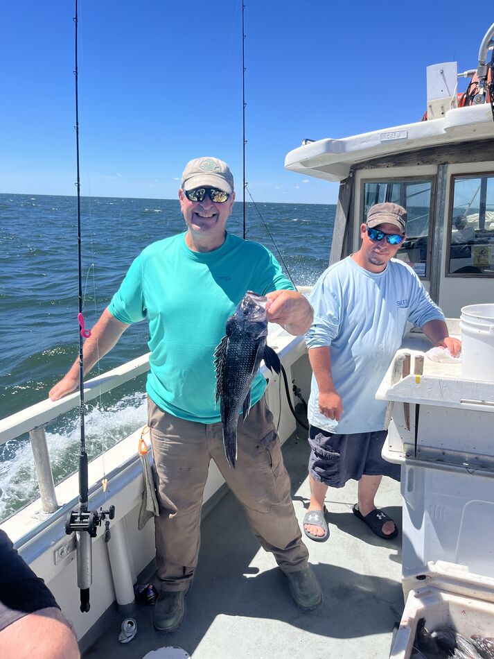 Way too much fun: Headed out a Manasquan inlet NJ for a sea bass trip ...