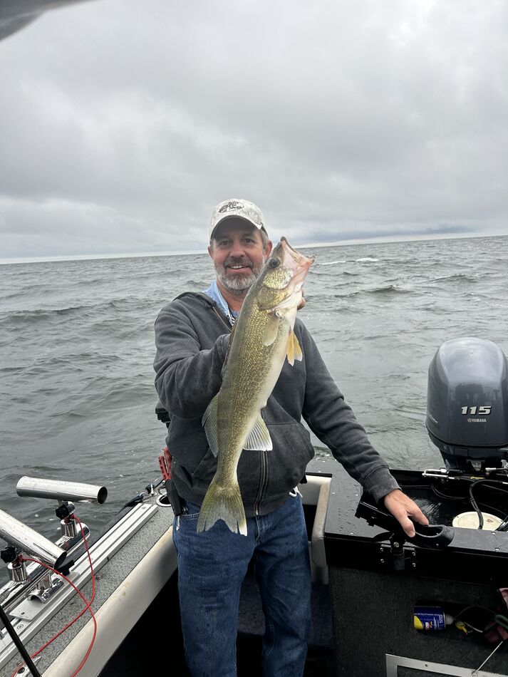 Back in Black So Doug and I left the Conneaut Harbor launch at 723