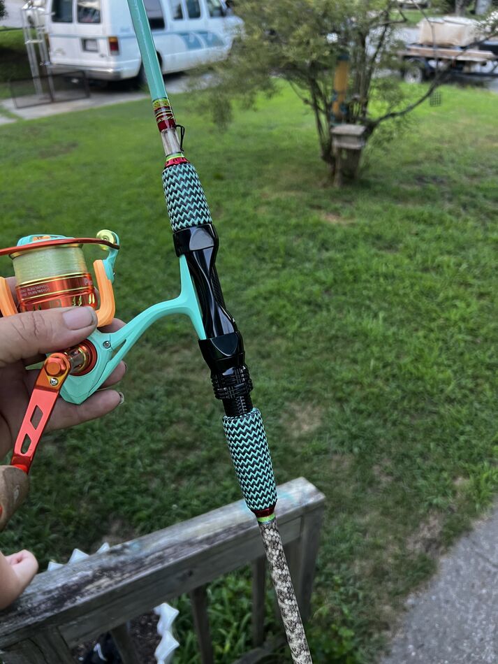 Rusty's Custom Rods Finally finished my son’s custom rod: It has taken me some time to ...